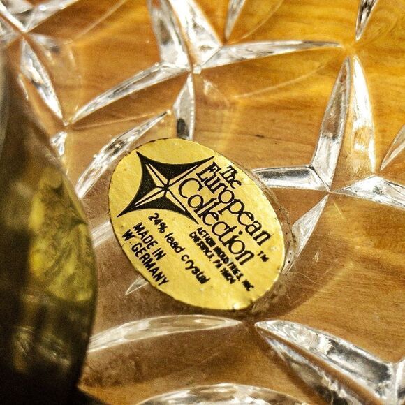 Vintage European Collection Lead Crystal Hurricane Globe Chamber Candlestick - Picture 6 of 11